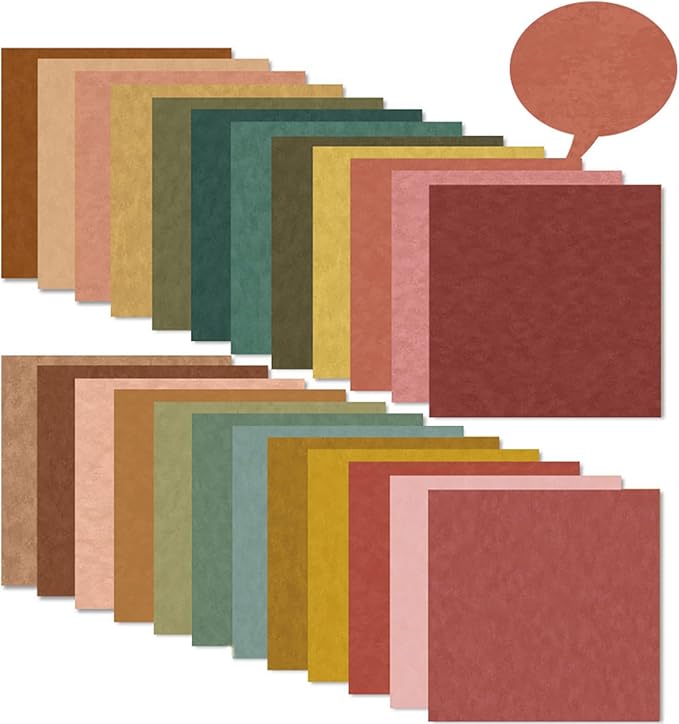 Scrapbook Paper 12x12 Brown, 24 Sheets/24 Designs Double-Sided Bohemian - Image 4