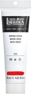 Liquitex Professional Heavy Body Acrylic Paint, 4.65-oz Tube, Naphthol Crimson by Liquitex
