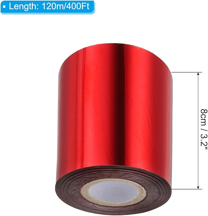 PATIKIL 3.2"x400Ft Hot Stamping Foil Paper, Heat Transfer Hot Stamping Paper - Image 2