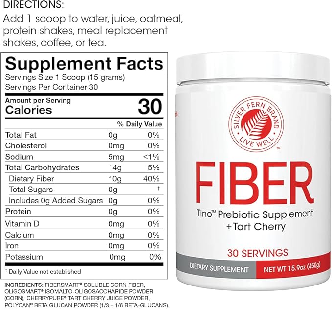 Tino Natural Gluten Free Prebiotic Fiber Supplement - Image 3