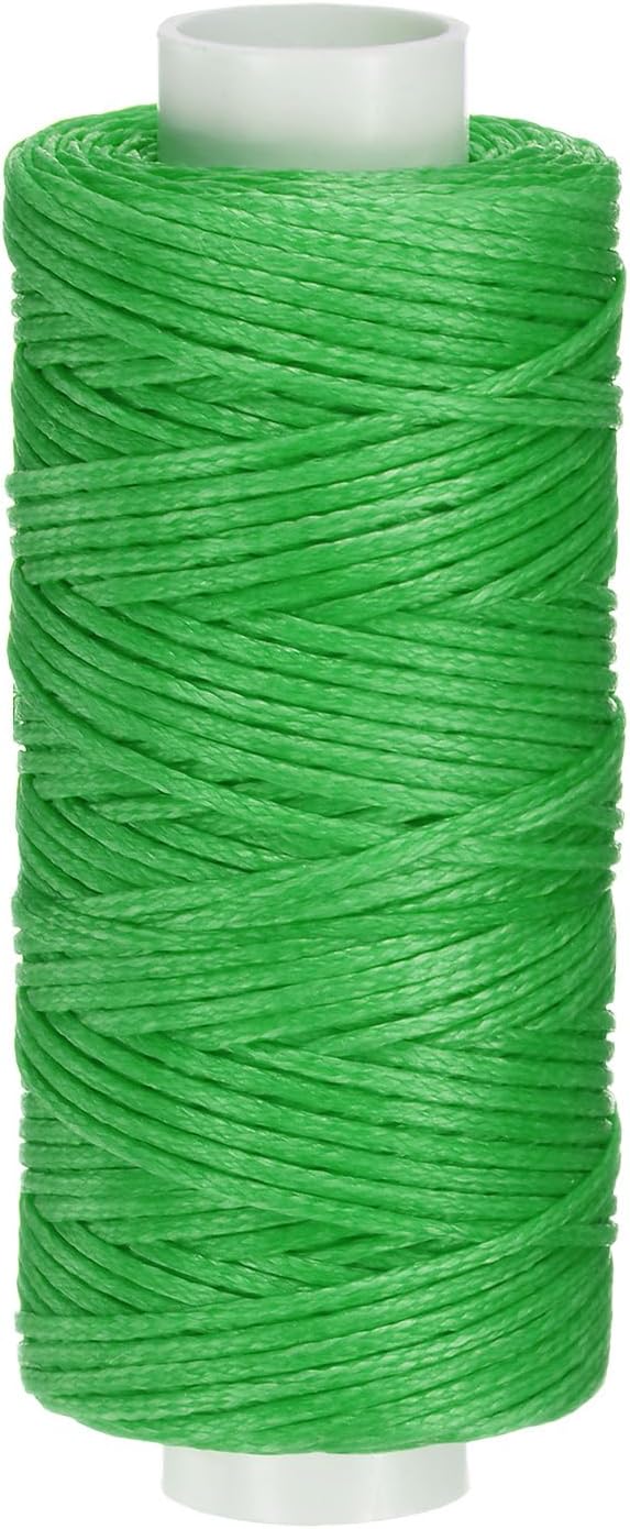 uxcell Leather Sewing Waxed Thread, 55 Yards / 50m 0.8mm 150D Flat Polyester by uxcell