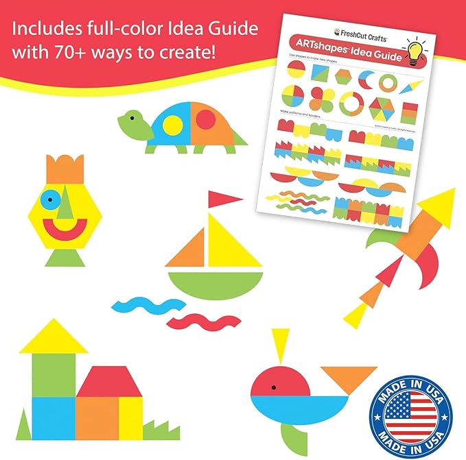 ARTshapes 840 pc Creative Paper Shapes Pack - Image 7