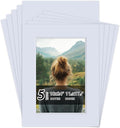 Falling in Art 5 Pack Acid Free 18x24'' White Picture Mats Board Show Kit by FallinginArt