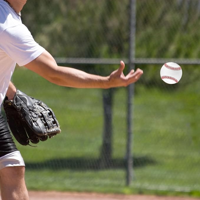 Baseballs, Practice Baseballs, Baseball for Youth Teenager/Adults Players Training Ball, Safe Throwing for Indoor/Outdoor, Batting Practice