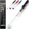 Retractable Golf Swing Training Aid – Golf Swing Trainer with Ergonomic Grip & Audible Feedback | Golf Swing Corrector for Tempo, Balance & Accuracy | Indoor & Outdoor Golf Practice Tool