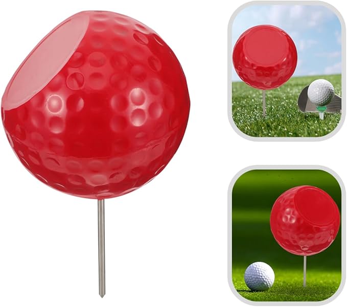 SUPVOX Golf Tee Marker 9.84 Inch Durable Colored Ball Marker for Golf Course Tee Box Accessories Practical Golfing Court Supply