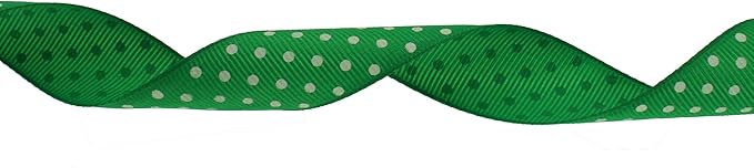 Polka Dot Grosgrain Ribbon 25 Yard Each Roll 100% Polyester - Image 2