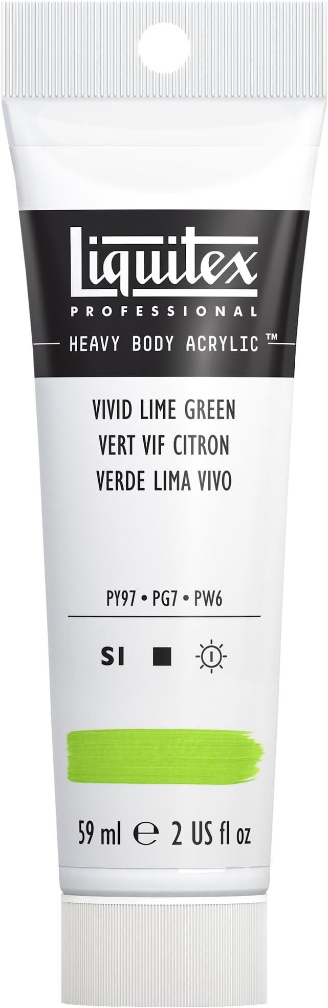 Liquitex Professional Heavy Body Acrylic Paint, 2-oz Tube, Vivid Lime Green by Liquitex