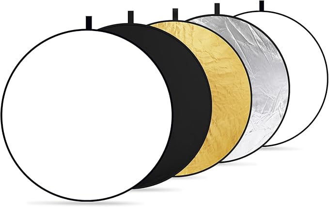NEEWER 43 Inch/110 Centimeter Light Reflector Diffuser 5 in 1 Collapsible Multi - Image 4