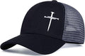 Christian Hats for Men Women Religious Cross Baseball Cap Jesus Adjustable Hat Pastor Gift for Men