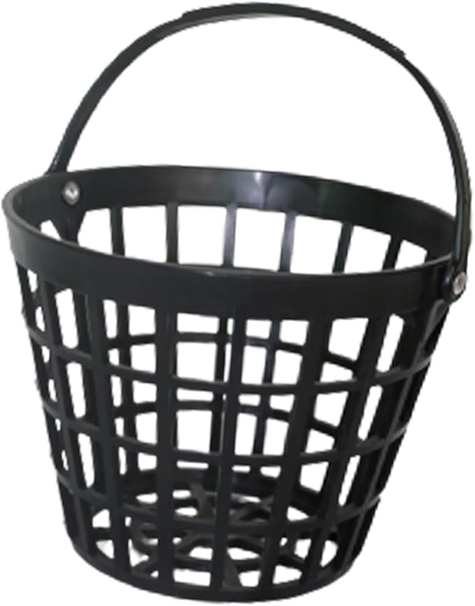 SM SunniMix Unbreakable Golf Ball Basket, Golfball Container with Handle Ball Holder Contains 25/50/100 Balls Range Accessories