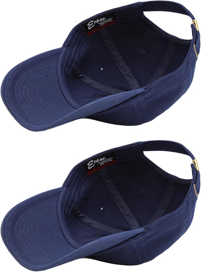 KBETHOS Classic Unisex Cotton Adjustable Low Crown Baseball Cap – Plain Dad Hat