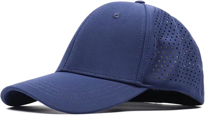 6 Panel Stretch Full Closed Baseball Caps Men's Blank Fitted Cap Curved Brim Elastic Closed Back Hat Q2426