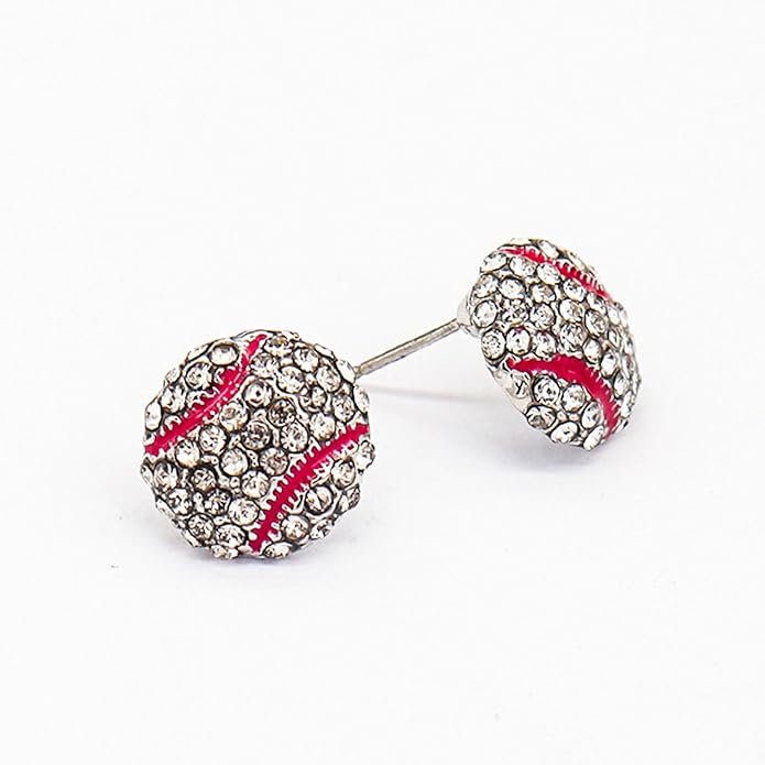 Baseball Earrings for Women Baseball Mom Accessories Essentials Game Day Fan Gifts Lightweight Sports Stud Earrings Jewelry Game Day Shirts Women