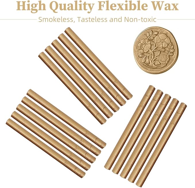 Wax Seal Sticks, Afobby 15 Pieces Glue Gun Sealing Wax Sticks - Image 2