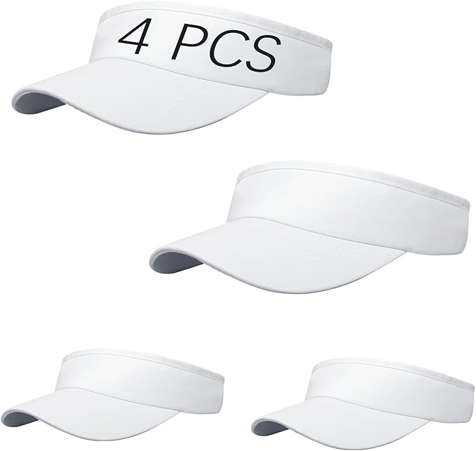 Adjustable Sport Sun Visor Hats Bulk Solid Color Blank Golf Cap Anti Ultraviolet for Beach Tennis Baseball