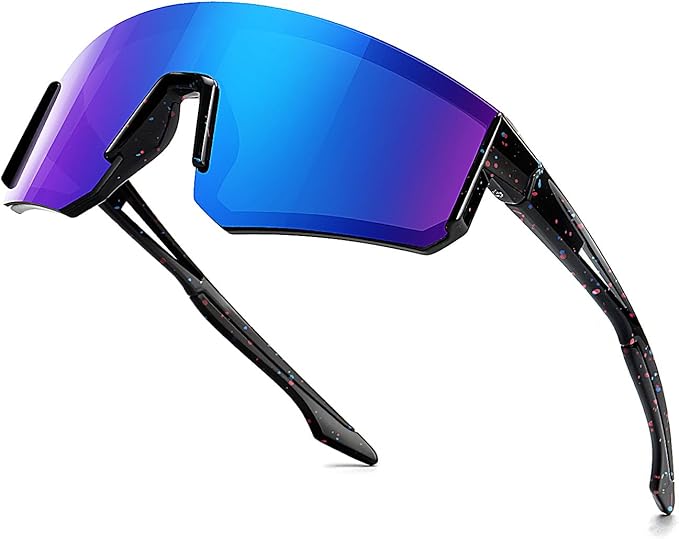SEKKAF Youth Baseball Sunglasses for Boys Girls Age 6-12 Softball Cycling Sports Sunglasses for Kids Lightweight Frame