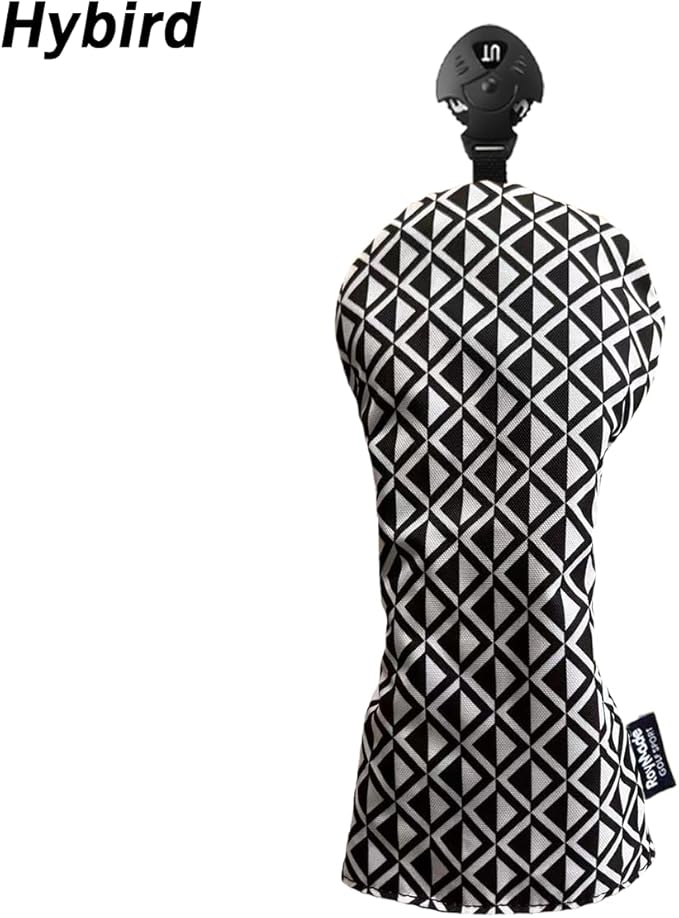 ROYMADE Golf Club Head Covers, 4-Piece Set,Waterproof Headcovers for Driver, Fairway Wood and Hybrid, with Interchangeable No. Tags 2/3/4/5/6/7/X Golf Accessories for Men Women