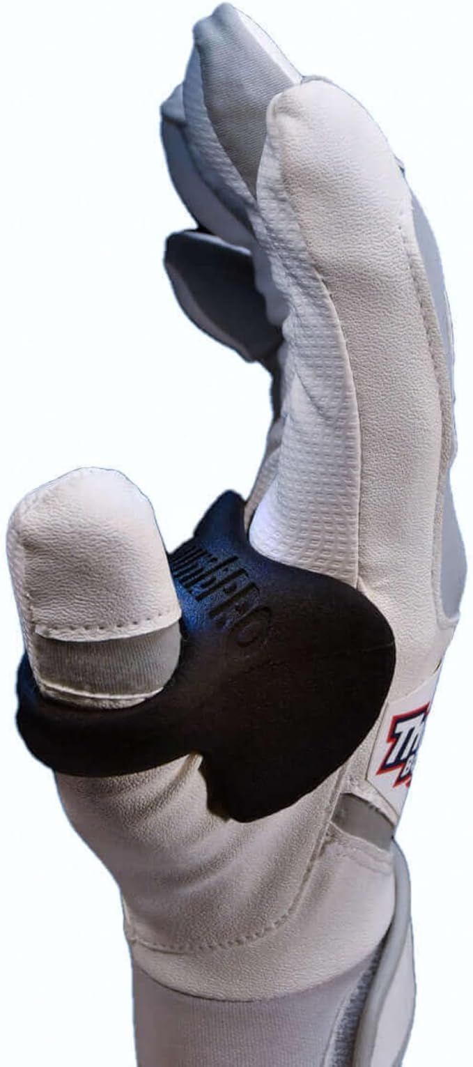 ThumbPRO Baseball Thumb Guard - Batting Aid & Grip Enhancer - Reduces Sting, Improves Swing - for Baseball & Softball - All Levels, Left/Right Hand - 3 Sizes