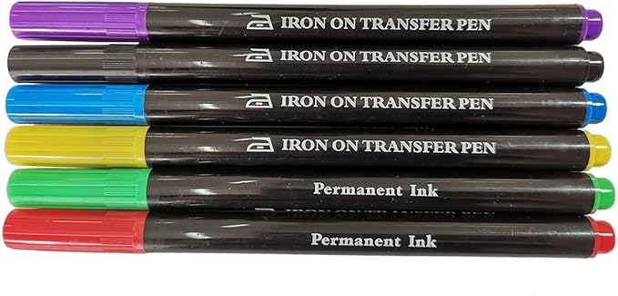 Iron On Transfer Pens, Embroidery Transfer Pen, 6 Pack by ibotti