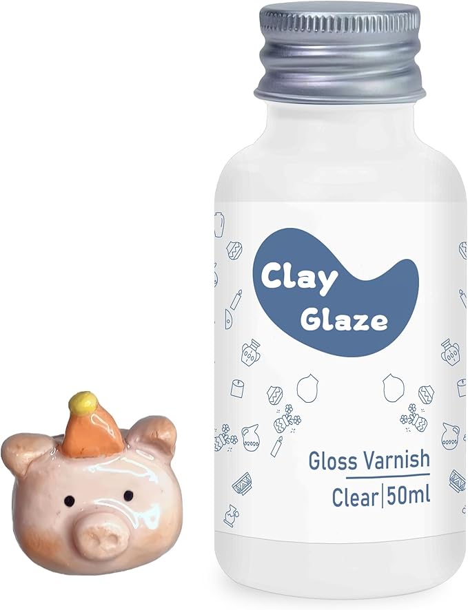 Air Dry Clay Glaze, Clay Varnish by WAN2TLK