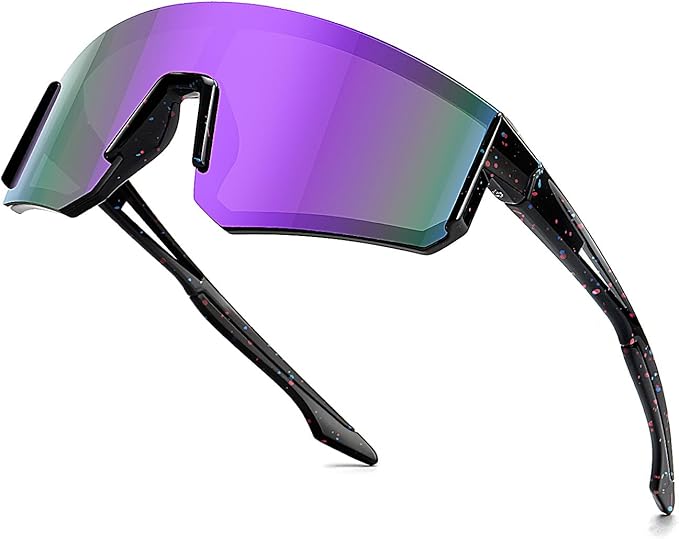 SEKKAF Youth Baseball Sunglasses for Boys Girls Age 6-12 Softball Cycling Sports Sunglasses for Kids Lightweight Frame