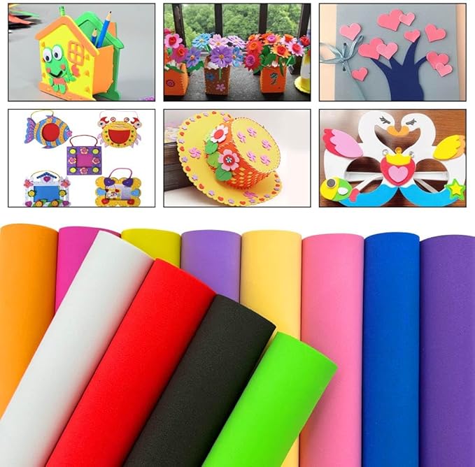 60 Pack EVA Foam Sheets, 12 x 8 Inch, 1mm Thick - Image 5