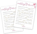 Wedding Shower Games Cards, Wedding Advice Word Game, Bridal Shower Games 25 by Wybgno