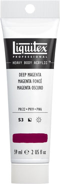 Liquitex Professional Heavy Body Acrylic Paint, 2-oz Tube, Deep Magenta by Liquitex