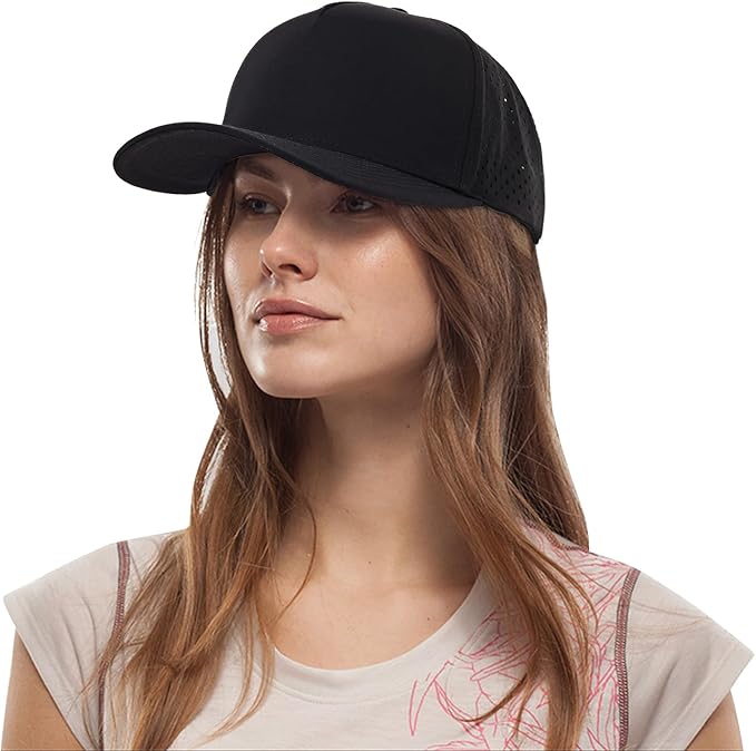 HH HOFNEN Quick Dry Baseball Cap Mesh Snapback Hat Sun and Rain Protection Golf Ball Cap for Men Women