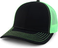 Armycrew Oversize XXL Low Profile Two Tone Mesh Back Trucker Baseball Cap