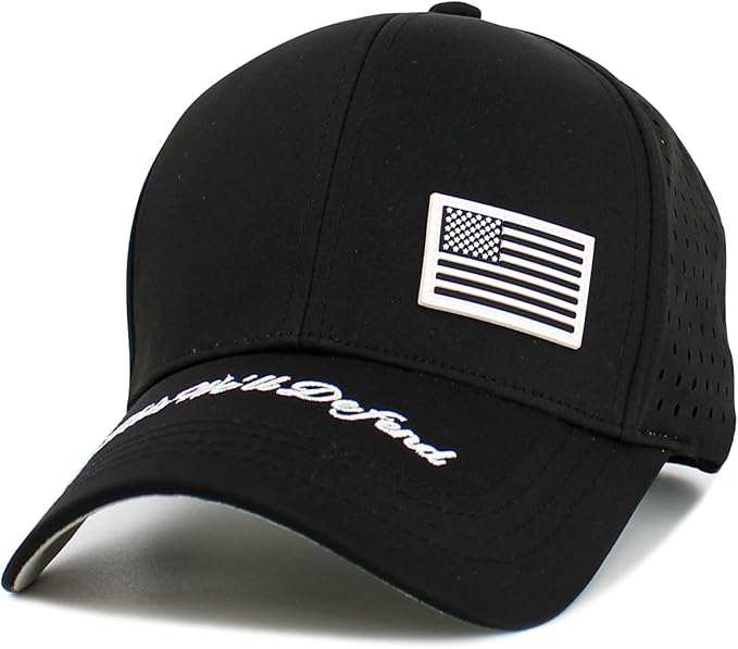 KBETHOS Flag USA America Military Thin Blue Line Thin Red Line Vintage Distressed Baseball Cap Dad Hat Unisex Adjustable…
