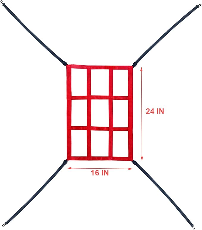 Strike Zone Target for Baseball Softball net, Throwing Pitching Hitting Batting Catching Practice Target, Pitcher Accuracy Training Aids