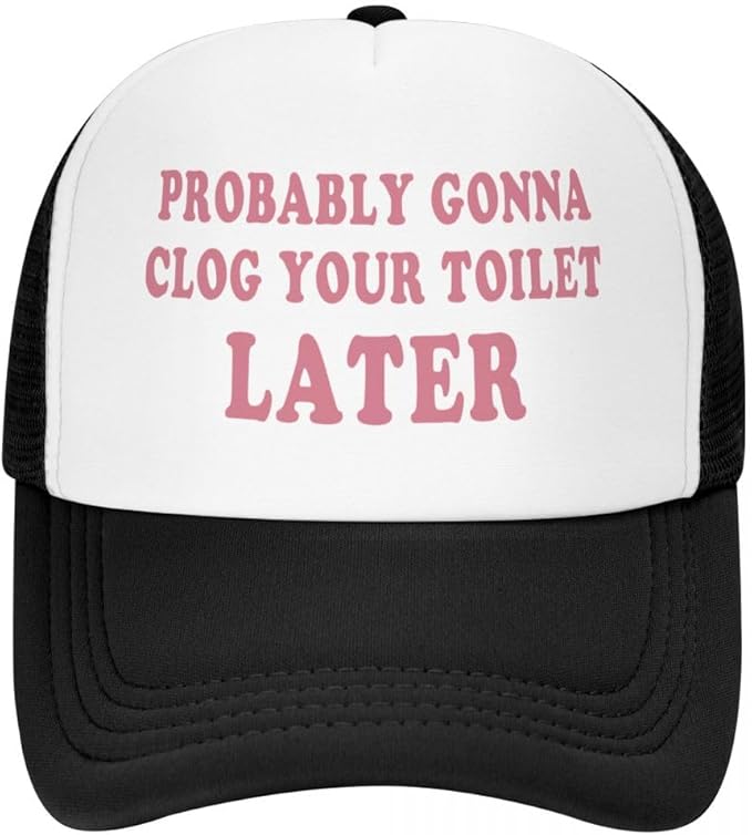 Funny Trucker Hat for Women Hot Pink Funny Gag Trucker Hats for Men Girls Trip