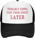 Funny Trucker Hat for Women Hot Pink Funny Gag Trucker Hats for Men Girls Trip