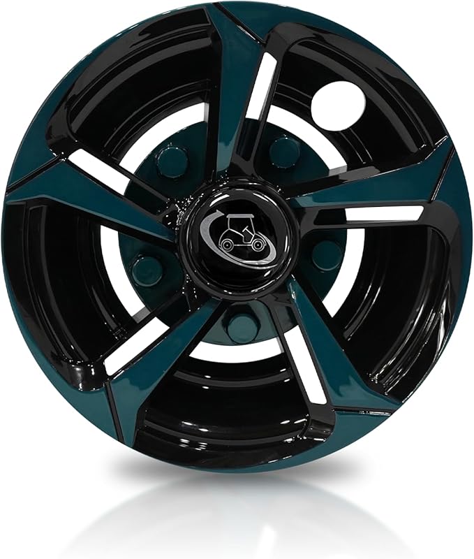 Golf Cart Wheel Covers Hub Caps for EZGO, Club Car, Yamaha Most Golf Carts- 8 Inch Set of 4, Golf Cart Hub Cap