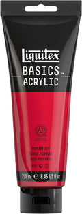 Liquitex BASICS Acrylic Paint, 250ml Tube, Primary Red by Liquitex