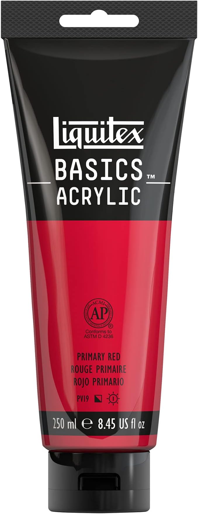 Liquitex BASICS Acrylic Paint, 250ml Tube, Primary Red by Liquitex