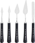 PHOENIX High Flexible Palette Knife Set, 5 Pieces Stainless Steel Painting by PHOENIX