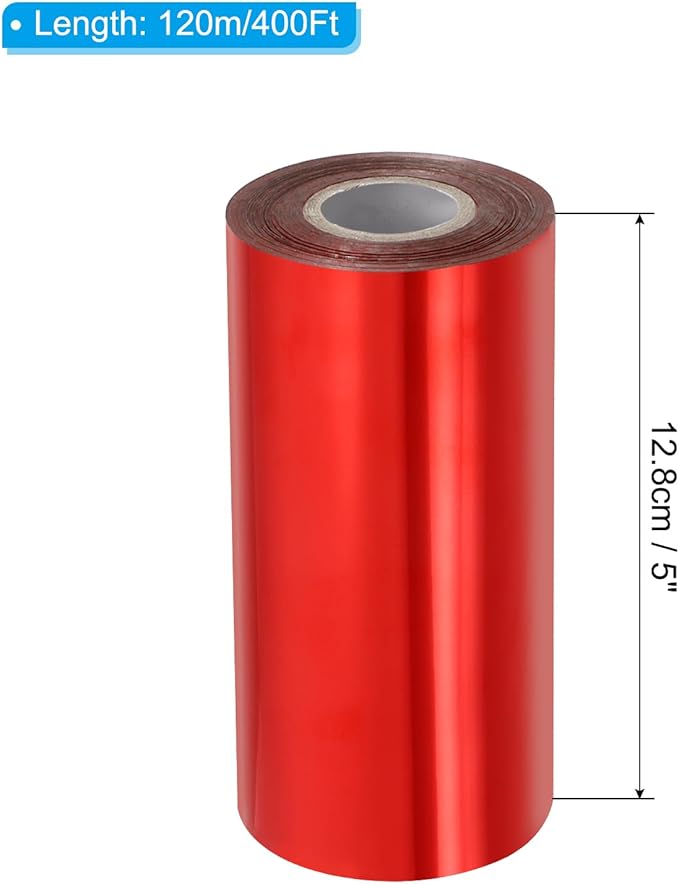 PATIKIL 5"x400Ft Hot Stamping Foil Paper, Heat Transfer Hot Stamping Paper Foil - Image 2