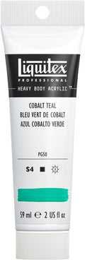 Liquitex Professional Heavy Body Acrylic Paint, 2-oz Tube, Cobalt Teal by Liquitex