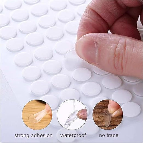 1000 Pcs False Tip Double Sided Adhesive Dots, 8mm/0.31" Pre-Cut Removable - Image 2