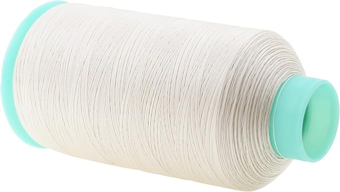 Mandala Crafts Bonded Nylon Thread Off White Heavy Duty Sewing Threads - Image 2