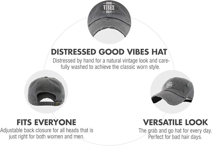 Rose Flowers Love Good Vibes Men Women Dad Hat Baseball Cap Adjustable Unisex