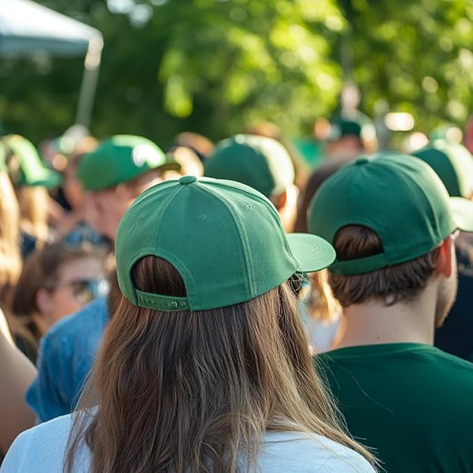 ZH 12 PC 5 Panel Baseball caps, Bulk Baseball caps, Customizable DIY Design, Wholesale Caps, One-Size-Fits-All