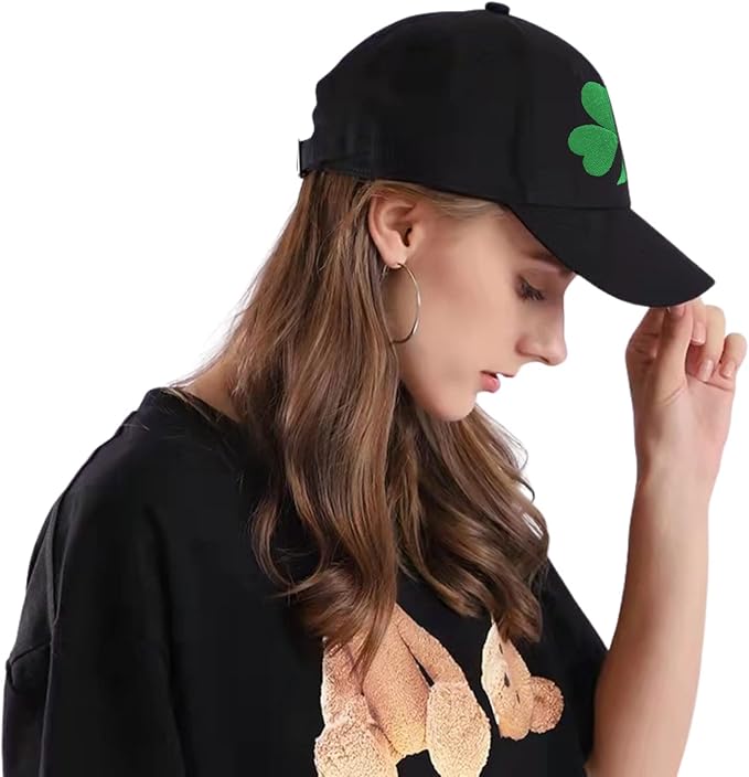 St Patricks Day Trucker Hat Irish Clover Baseball Cap Green Day Lucky Shamrock Hats St Patrick Decor Accessories