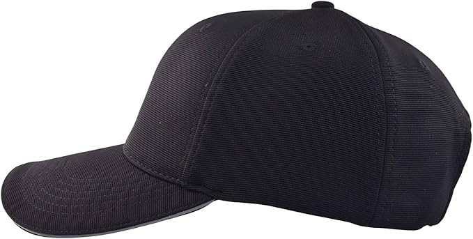 TSSGBL Men's Plain Baseball Hat - OSFM & XXL Big Head Fit，Adjustable Structured Ball Cap with Reflective Sandwich Brim