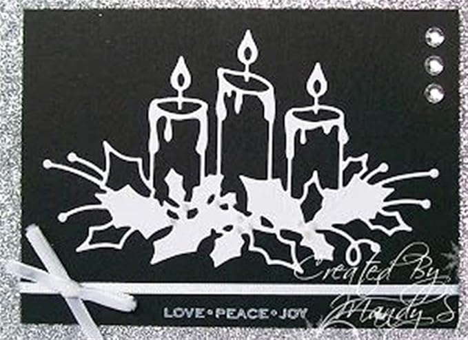 Metal Cutting Dies DIY Merry Christams Embossing Stencil Template Scrapbooking - Image 3