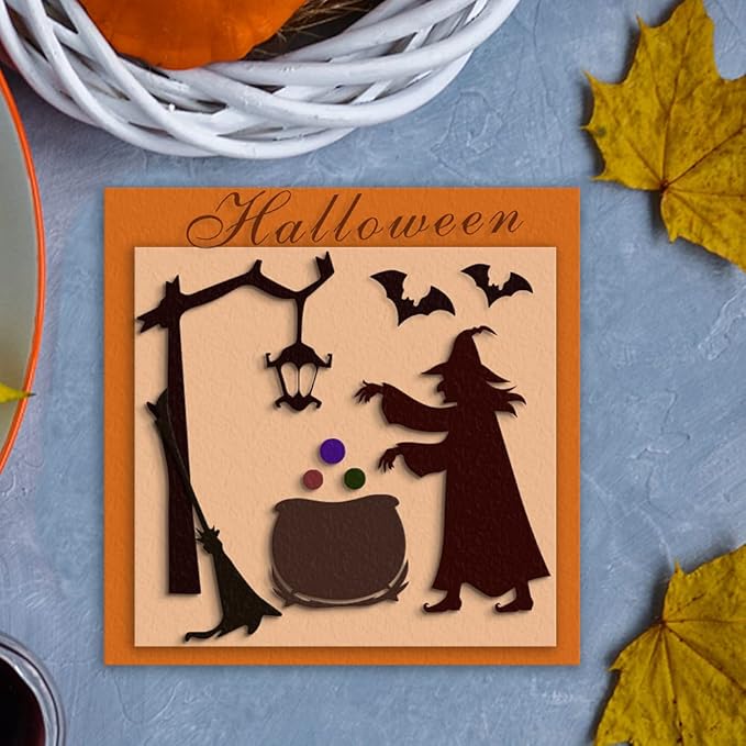 Metal Halloween Cauldron Potion Witch Die Cuts Tree Cutting Dies Embossing - Image 3