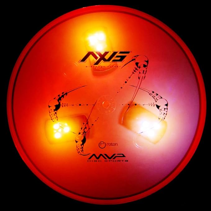 MVP Disc Golf Flat LED Tri-lite Disc Golf Lights (Pack of 10) (White)